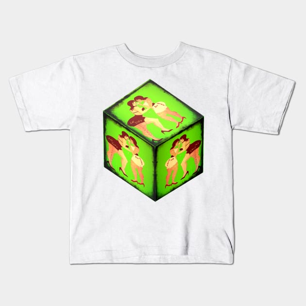 Lic City Thick Thighs_Box Kids T-Shirt by Hybrid Visual